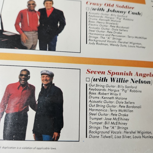 Ray Charles - “Friendships” Vinyl LP Record Featuring Special Guests 🎶 - Picture 6 of 16